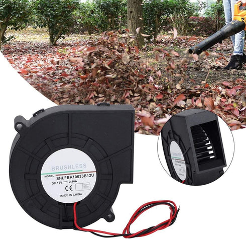 Mini Mighty Air Mover, Floor Fan and Utility Blower for Camping, Heating Equipment, and Barbecue