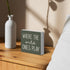 5X5, Where The Wild Ones Play Green Wood Box Sign Desk Decor Nursery Kids Room Wooden Block Sign Decorations