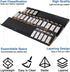 Expandable Spice Drawer Rack Organizer Insert – Multi Tier Adjustable Spice Storage Shelf for Seasoning and Jars, Pack