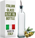 EHOMEA2Z Italian Glass Olive Oil Dispenser Bottle - 16 Oz, Oil and Vinegar