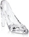 Cinderella Shoe Decor, Crystal High Heels Ornaments Glass Slipper Decoration Gift for Wedding Birthday Halloween Party