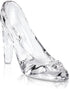 Cinderella Shoe Decor, Crystal High Heels Ornaments Glass Slipper Decoration Gift for Wedding Birthday Halloween Party