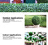 OOKi-Artificial Boxwood Ball Topiary Lifelike Plants, Half Round Topiary for Home Garden, Front Patio, Indoor/Outdoor