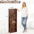 5-Tier ZENY Shelf Bookcase, Freestanding Wood Storage Display Open Bookshelf for Home Office (Rustic Brown)