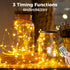 165FT 500 8 btfarm Fairy Lights Plug in with Remote, LED Outdoor Twinkle Lights Waterproof with Timer, Modes Indoor