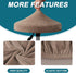 GAMUKAI 2 Pack 16"-18", Counter, Round Bar Stool Covers Stretchable Round Vanity Stool Cover, Fits Diameter Elastic Hem