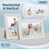 Icona Bay 4x6 Picture Frames - White, 12 Pack - Modern Style Engineered Wood Frames for Table Top or Wall Mount