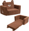 ALIMORDEN 2-in-1 Toddler Couch Foldable Cuddly Chair, Soft Foam Chair Lightweight for