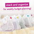 Set 5 FLIP AND TUMBLE - Reusable Produce Bags Washable Mesh Bags for Fruits and Vegetables, Tough and Tear Proof