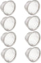 8pcs Metal Mesh Tea Infuser Filters, Replacement Strainers for Teapot and Kettle, Stainless Steel