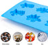 Beasea Dinosaur Soap Mold, 2 Pack 3D Silicone Mat for Mini Chocolate Cake, Fondant, Cookie Baking