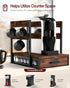 K Cup Holder Drawer, Coffee Pod Organizer for Counter, Sturdy K-Cup Storage Drawer with Mug Rack, 35 Pods Capacity,
