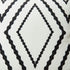 Set of 2 White Pillow Covers, 20 x 20 inches, Boho Aztec Polyester Blend Decorative Throw Pillow Covers