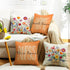 Throw Pillow Covers 18x18 Set of 4 Spring Summer Pillow Covers Floral Farmhouse Cushion Cases for Sofa Couch Living Room Outdoor Home Decor by wyooxoo