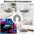 Heyife Crochet & Reading Pillow for Lap Support, Gaming Lap Desk Pillow, Sitting on The Bed/Sofa/Floor for Knitting