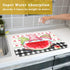 Summer Gnomes Dish Drying Mat 18x24 Inch, Watermelon Fruit Buffalo Plaid Absorbent Kitchen Dry Mats for Sink