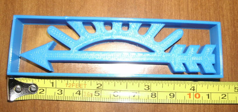 INSPIRED BY ARROW OF LIGHT CUB SCOUT THEME COOKIE CUTTER - Sunset Symbol Made in USA