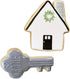 Real Estate Cookie Cutters 2-Pc. Set - Made in USA by Ann Clark, House and Key Shapes