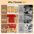 Justore Manual Bread Slicer for Homemade Bread, Adjustable Thickness and Evenly Slicing, Sourdough Bread Slicer