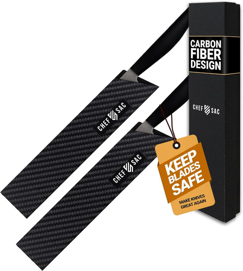 Chef Sac Knife Edge Guards | Professional Universal Knife Cover & Protector | Durable BPA-Free Plastic Knife Guards