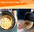 100 PCS Disposable Air Fryer Liners - Parchment Paper Sheets for Air Fryer Basket, Round Baking Accessories