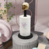 Rustic Wood Skull Paper Towel Holder Stand Up Paper Towel Holder, Easy One-Handed Tear Kitchen Paper Towel Dispenser