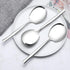 Set of 8 Stainless Steel Buffet Serving Spoons, Large Buffet Spoons for Serving
