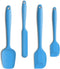 4 Piece Silicone Spatula Set, Flexible Heat Resistant Non-scratch Rubber Spatulas with Stainless Steel Core
