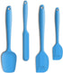 4 Piece Silicone Spatula Set, Flexible Heat Resistant Non-scratch Rubber Spatulas with Stainless Steel Core