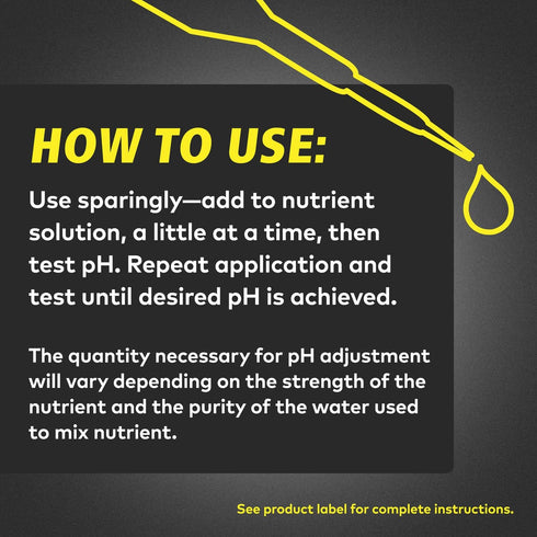 Premium pH Up Liquid Buffer for Hydroponics - Quart Size