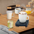Anbanglin Coffee Mug Warmer, Smart Cup Warmer for Desk, Electric Warmer for Heating Candle, Milk, Tea, Dark Blue-No Cup