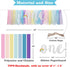 MIAUL 1st Pastel Rainbow Highchair Banner for Baby - Party Theme Pull Flag, High Chair Fabric Garland, First Birthday