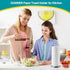 DAWNER Freestanding Paper Towel Holder Countertop, Stainless Steel Dispenser with Weighted Base for Standard Rolls