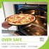 P&P CHEF 13½ Inch Pizza Pan Set, 3 Pack Nonstick Round Pizza Trays for Oven Baking, Stainless Steel Core, Black