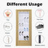 QUMENEY 2 24 Pcs Over The Door Shoe Organiser Pockets, Folding Hanging Organiser Shoes Racks with Hooks, Heavy-Duty