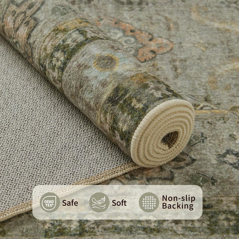 Samll 2x3 2x3ft) Rugxara Entryway Rug Door Mat, Washable Rug, Boho Front Door Mat, Non Slip Area Rugs, Low Pile Throw