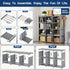12 Closet Mavivegue Book Shelf, Cube Storage Organizer, DIY Bookcase, Metal Cube Bookshelf, Cubbies Storage Organizer