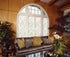 VSUDO Static Cling Decorative Window Privacy Film, Frosted Tint with Jasmine Floral Design, 17.5" x 118.1"