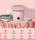 Mini Washing Machine 11L, Portable Washer with 3 Modes for Deep Cleaning Underwear, Baby Clothes, or Socks (Pink)
