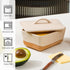Countertop, 1 NUTRIUPS Ceramic Butter Dish with Lid for Vintage European Butter Holder with Lid, Covered Butter