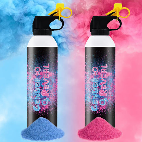 Gender Reveal Fire Extinguisher Pink or Blue 2Pack Gender Extinguisher Gender Reveal