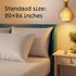 Niagara 2 Pack Standard Pillow Protectors - Zipper, Premium Cotton Sateen Blend, 20x26 Inches