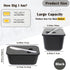 LERIYUFS Countertop, Plastic Butter Dish with Lid for Large Butter Container, Butter Dish with Lid and Knife, Airtight
