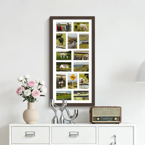 14x30 4x6 4x6 inch DUENPY Picture Frame Collage Picture Frame Displays Fourteen Photos Collage Wall Decor Wall Hanging