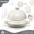 6Qt 482, Cast Iron Bread Oven for Sourdough, Bread Baking Pan with Lid, Enameled Sourdough Dutch Oven for Bread Baking