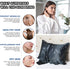 MANSPHIL 100% Mulberry Silk Pillowcase for Hair and Skin, Black Galaxy Pattern - Premium 22 Momme Charmeuse Silk Pillow