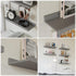 RICHER HOUSE Mounted Shelves for Wall Decor, Modern Picture Ledge Shelf with Lip for Wall Storage Nursery, Bedroom