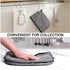 iFedio Toaster Cover 4 Slice with Storage Pockets, Washable & Waterproof Dust Cover (Grey)