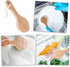 PEUTIER 7.87x3.15 Inch Vegetable Brush, Wood Potato Scrubber with Long Ergonomic Handle Fruit Scrub Brush Carrot Brush