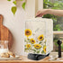 Sunflower Dustproof Waterproof Coffee Maker Cover for Small Kitchen Appliances, Fingerprint Protection Cover